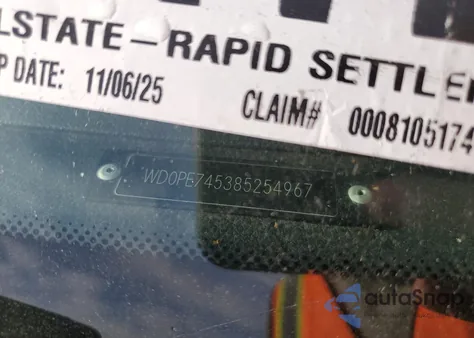 2008 Dodge Sprinter 2500 z USA, uszkodzony, nr VIN WD0PE745385254967